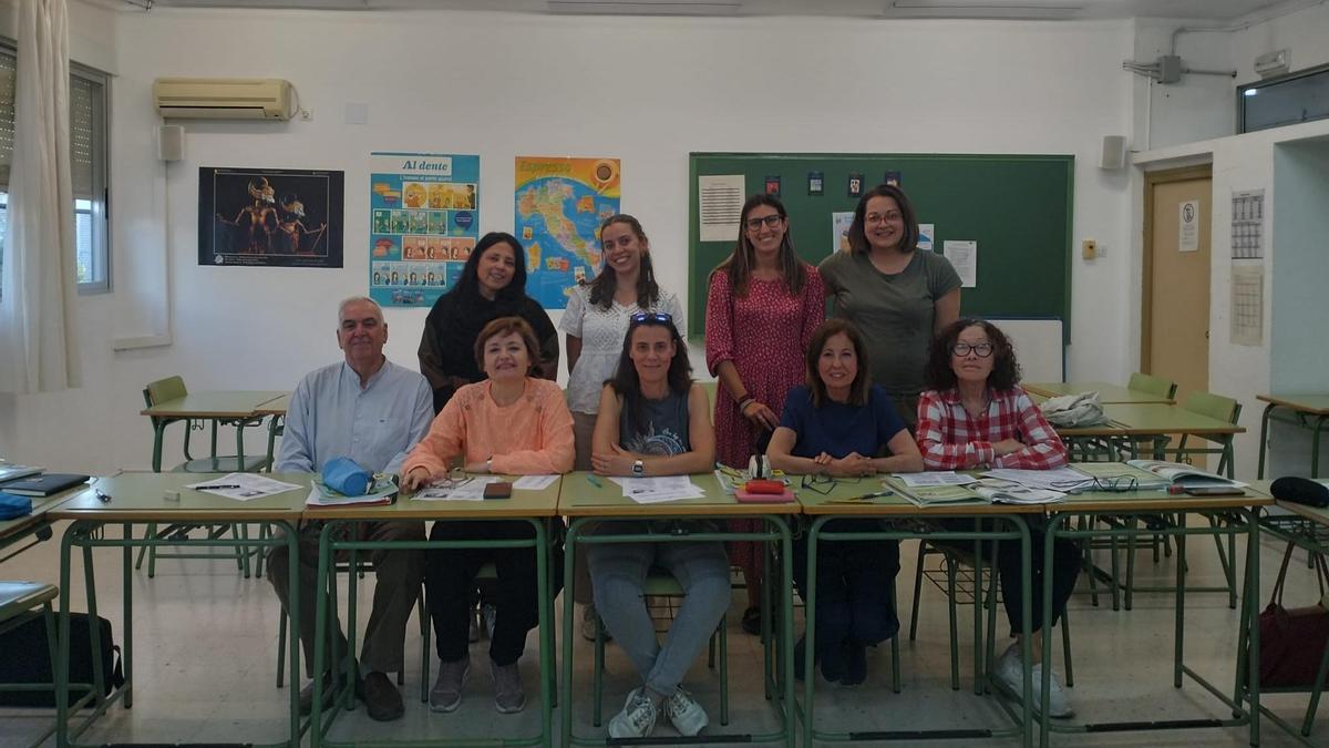 Clase de lengua italiana que se imparte en la Escuela Oficial de Idiomas de Córdoba.