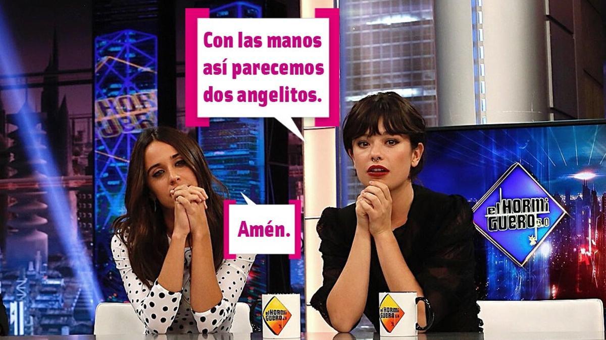 Macarena García y Anna Castillo en El Hormiguero