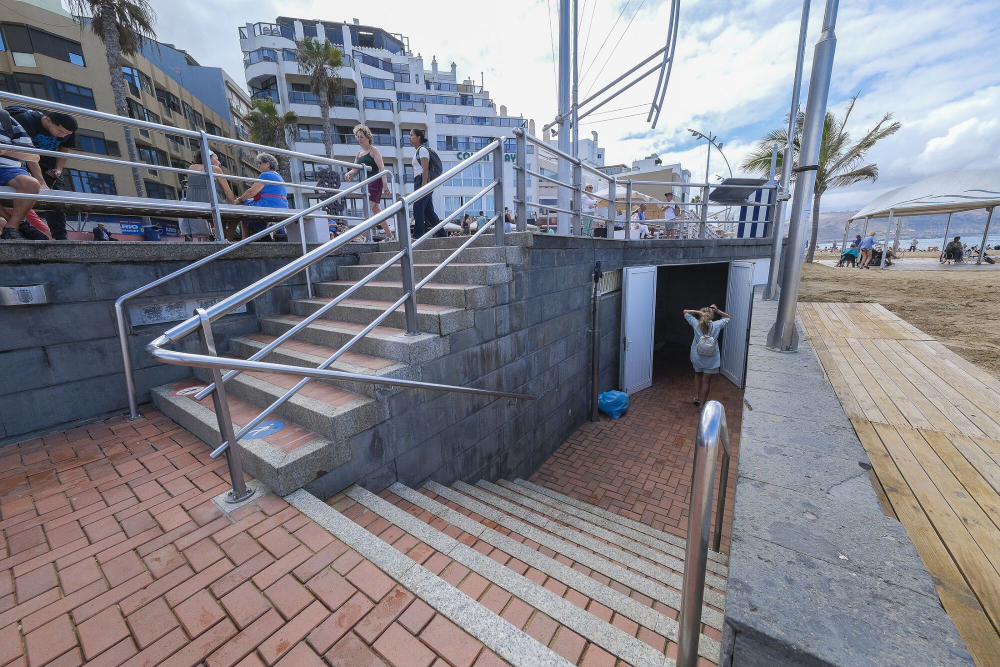 Balneario de la calle Gomera, en la playa de Las Canteras