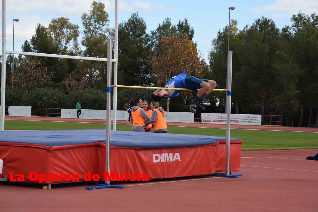 Regional absoluto y sub-23 de atletismo en Lorca (I)