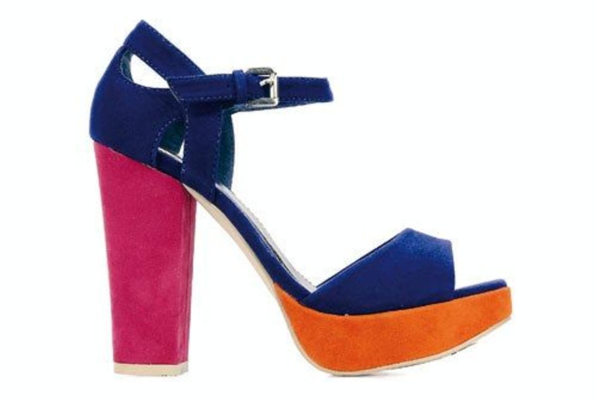 Tacones y plataformas de colores