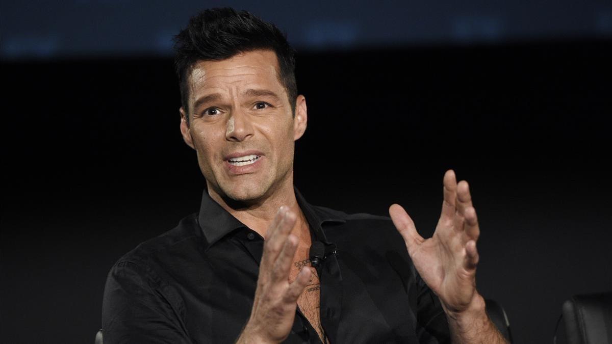 Ricky Martin, en la presentación de la segunda temporada de la serie 'American Crime Story', centrada en el asesinato de Gianni Versace