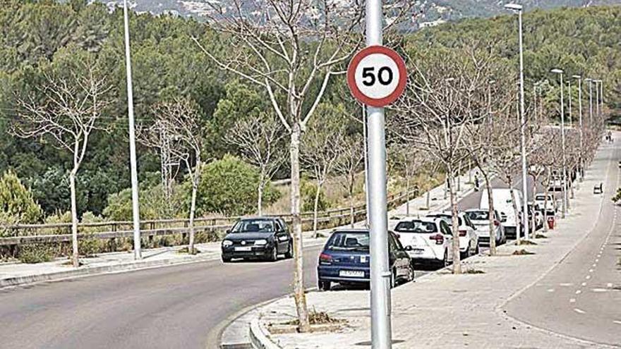 Calle Miquel Lladó donde se produjo el accidente mortal.