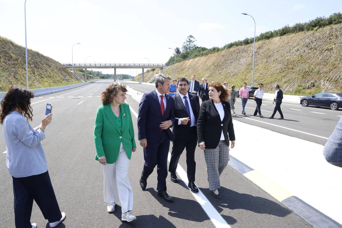 La inauguración del nuevo enlace orbital de Santiago