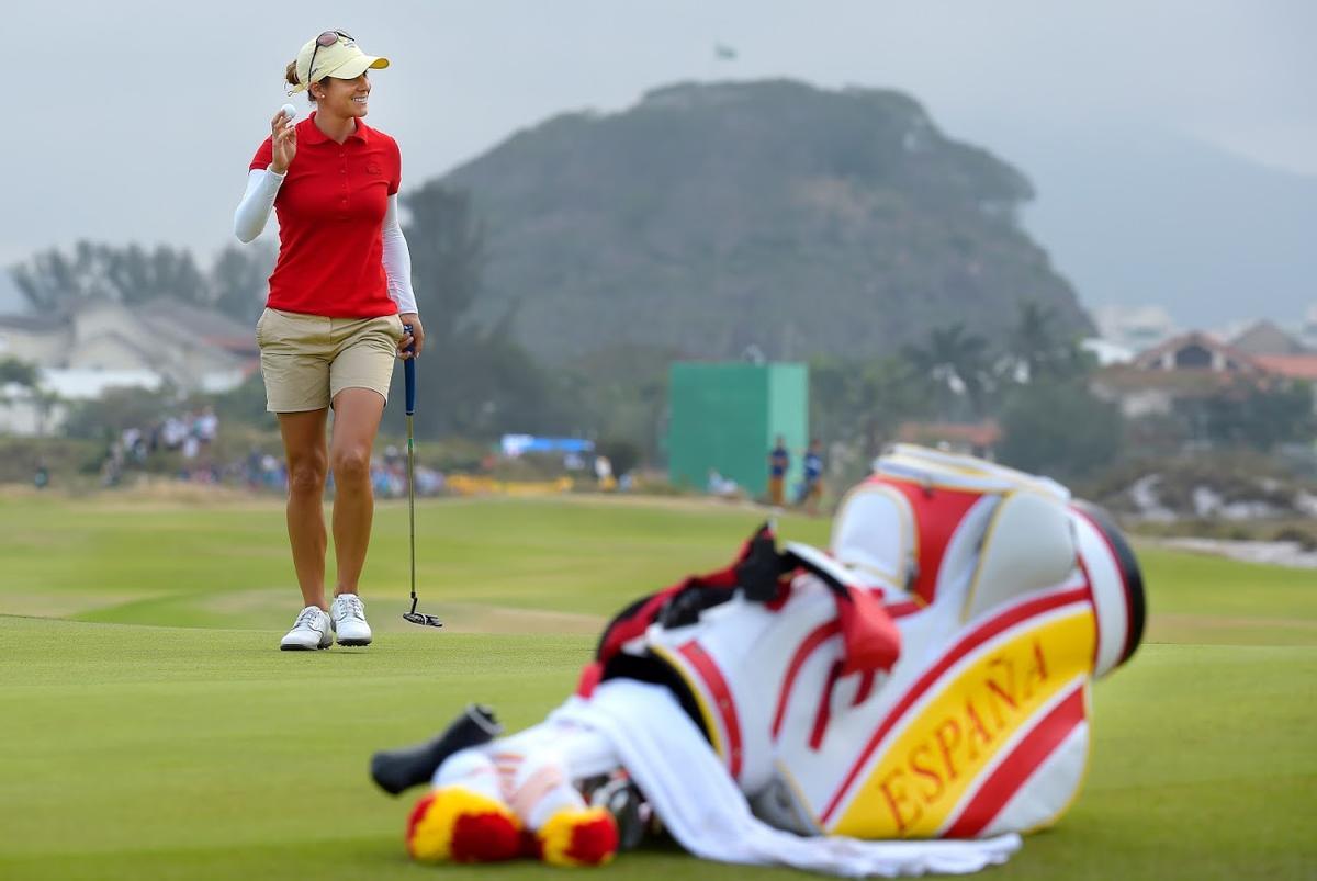 Azahara Muñoz, durante los Juegos de Río 2016.