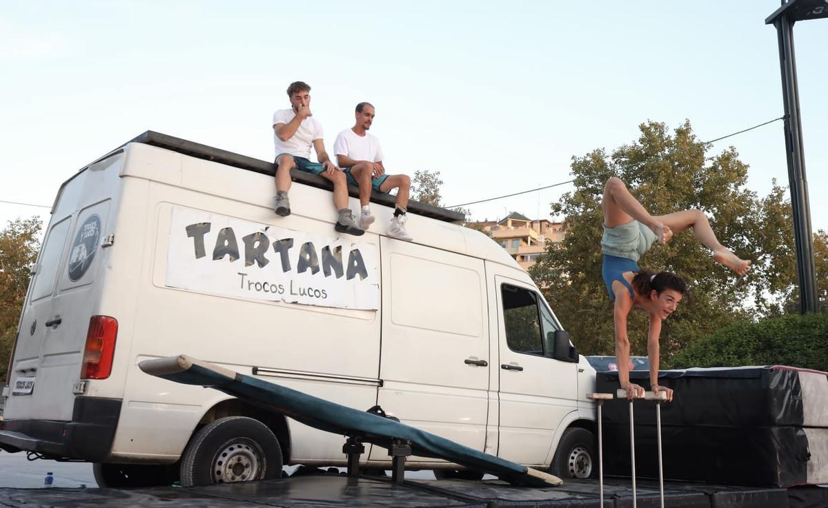 El circo contemporáneo, protagonista en el Parque Delicias.