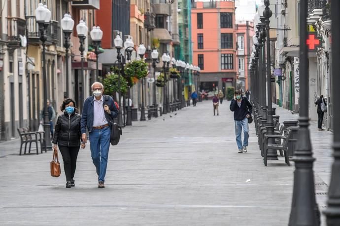 25-03-20 LAS PALMAS DE GRAN CANARIA. CIUDAD. LAS PALMAS DE GRAN CANARIA. Recorrido por la ciudad para vera su desolación.   Fotos: Juan Castro.  | 25/03/2020 | Fotógrafo: Juan Carlos Castro