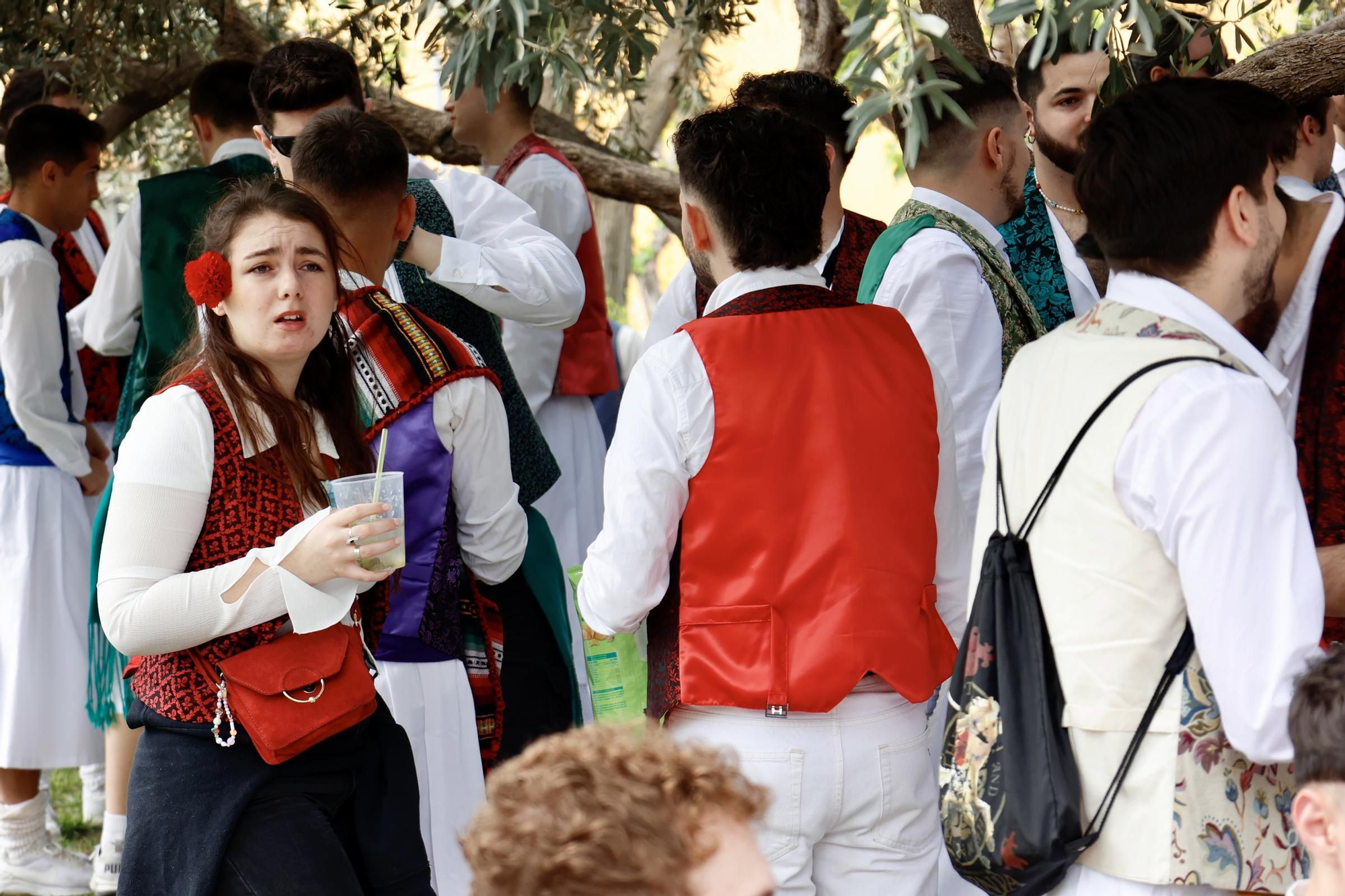 Ambiente en las calles de Murcia durante el Bando de la Huerta