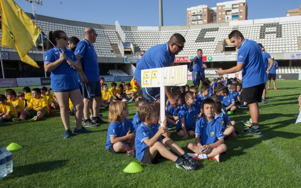 Clausura de la liga local de fútbol base de Cartag