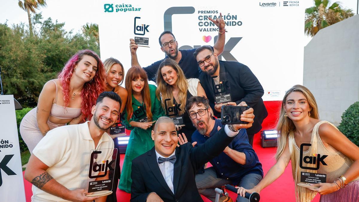 Los Premios LAIK reconocen el talento digital valenciano más allá de los likes