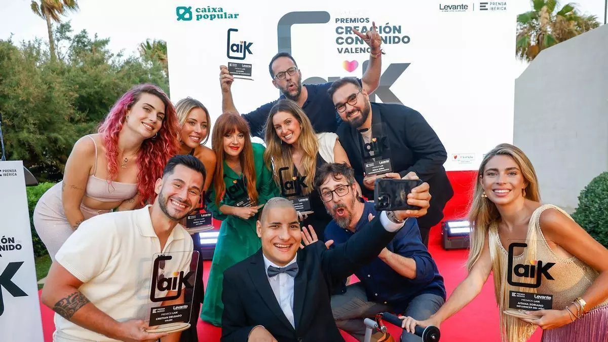 Los Premios LAIK reconocen el talento digital valenciano más allá de los likes