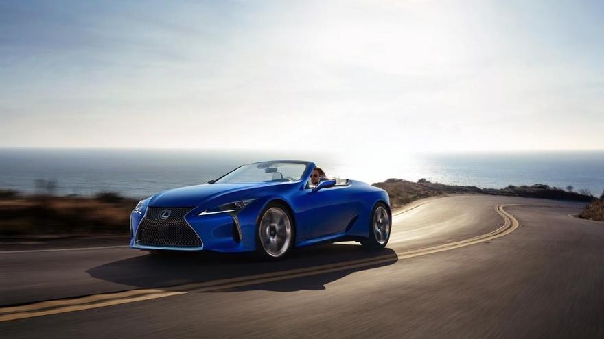 Lexus LC Cabrio, belleza al descubierto