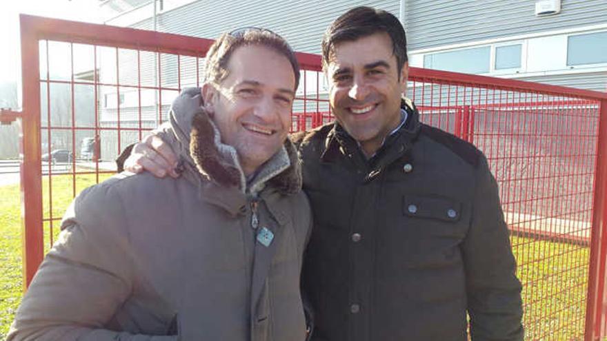 Nico, con su amigo Manjarín