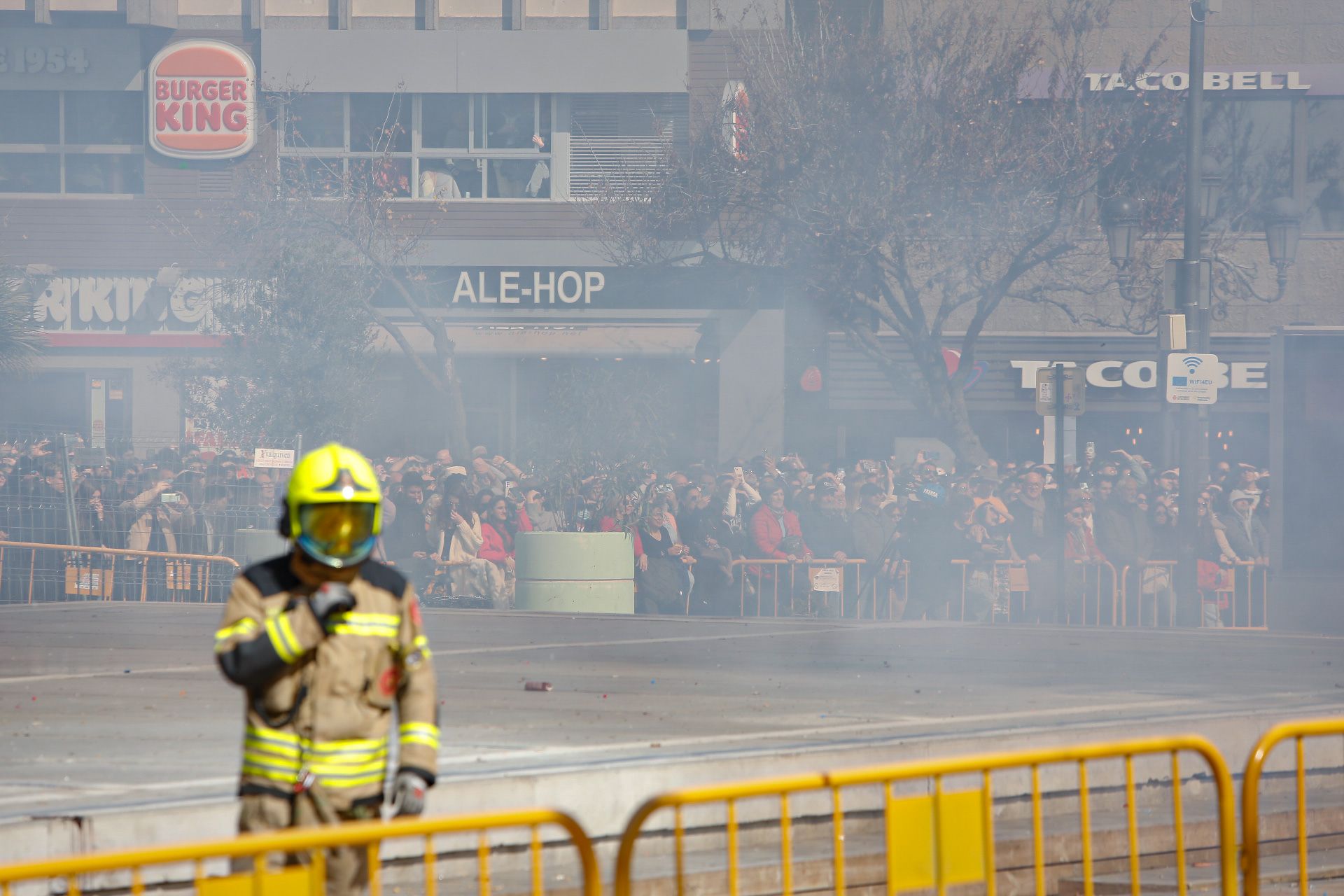 Así se vivió la mascletà desde el balón de Super