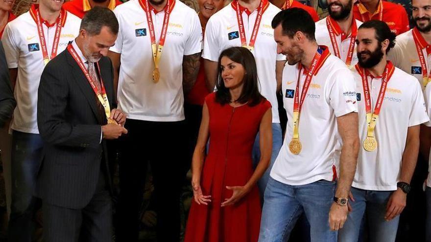 Los reyes reciben en Zarzuela a los campeones del mundo