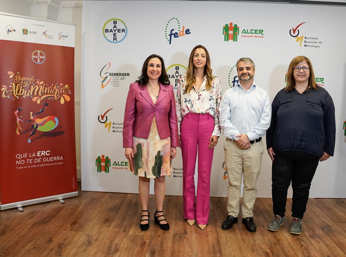 Belén Marrón, Esther Esteban, Juan Carlos Julián y María José Salmerón.