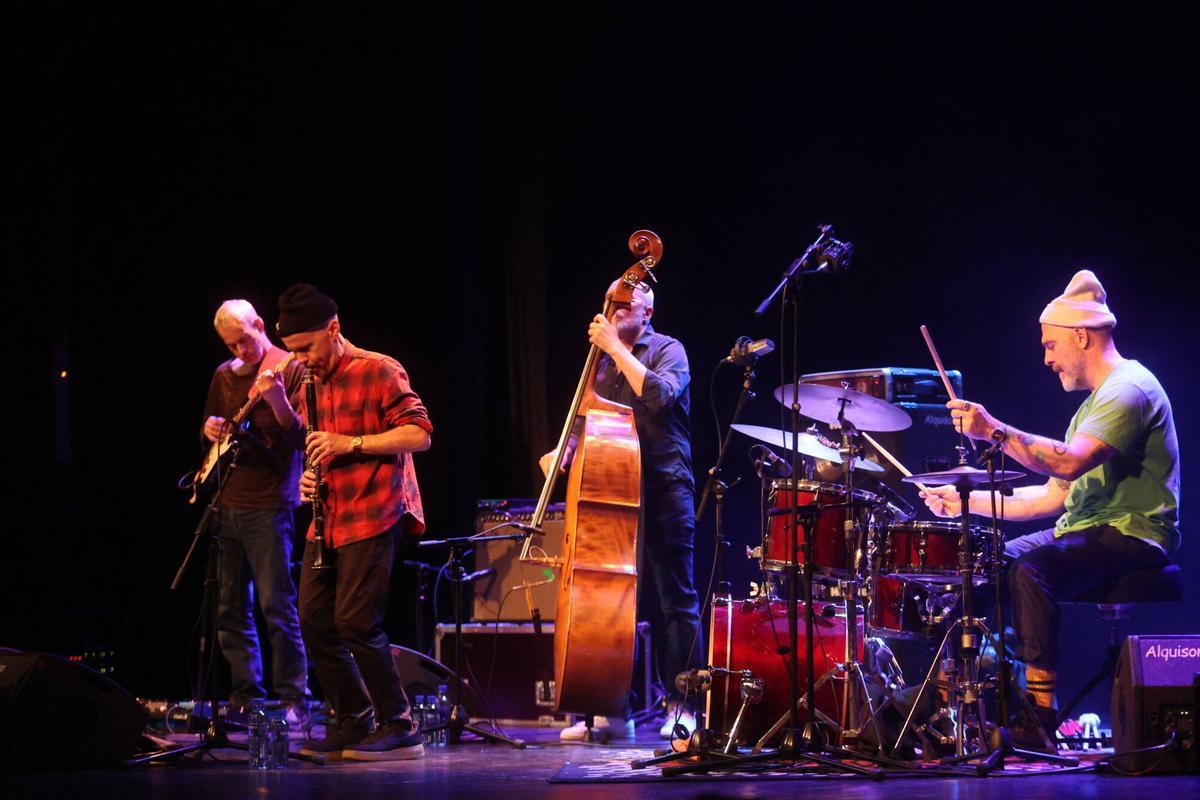 Una actuación de jazz en Oviedo.
