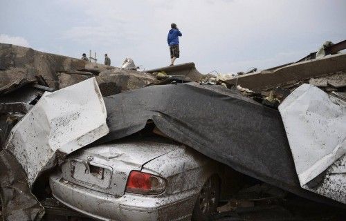 Un gran tornado devasta Oklahoma, en Estados Unidos