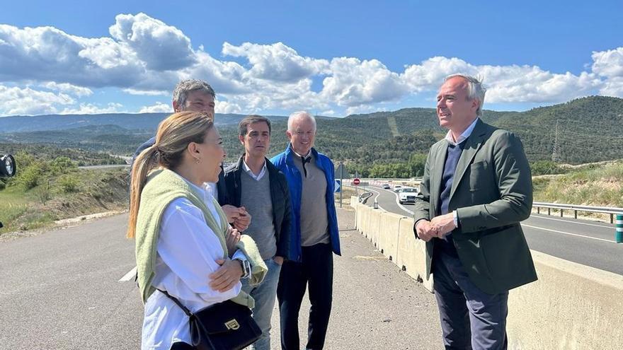 Los populares en Lanave (Huesca).