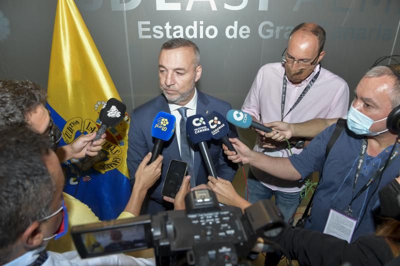 Almuerzo de los presidentes de la UD Las Palmas y el CD Tenerife