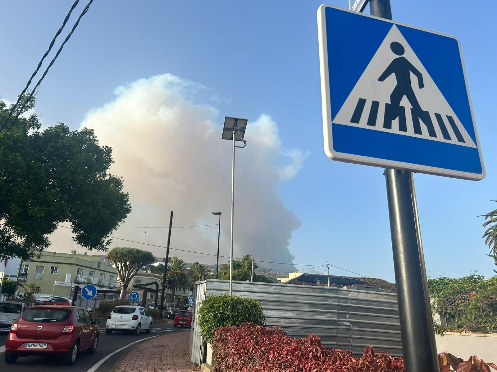 Tacoronte: así se ve el incendio de Arafo - Candelaria desde distintos puntos de la isla