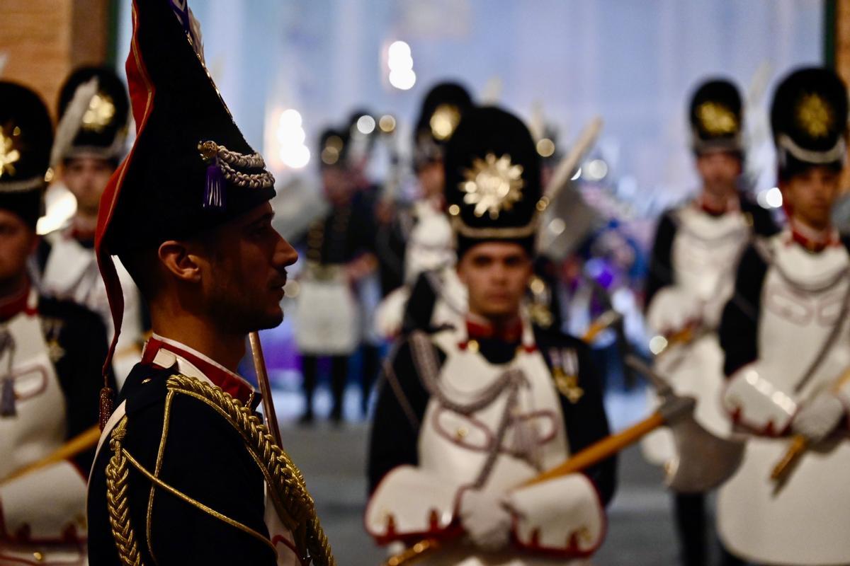 Granaderos, en una procesión de la pasada Semana Santa.