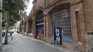 Barcelona 21.10.2022 Cultura Fachada de la sala Bóveda en la calle Roc Boronat, 33. .Fotografía de Jordi Cotrina