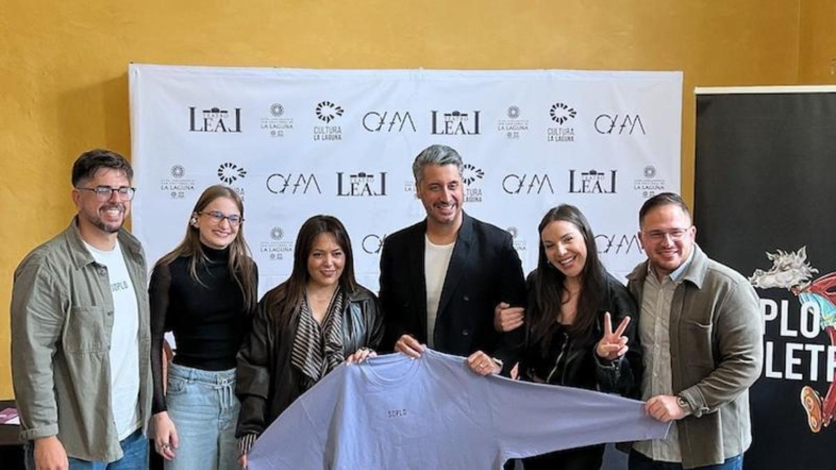 Presentación del festival Soplo de Letras en La Laguna
