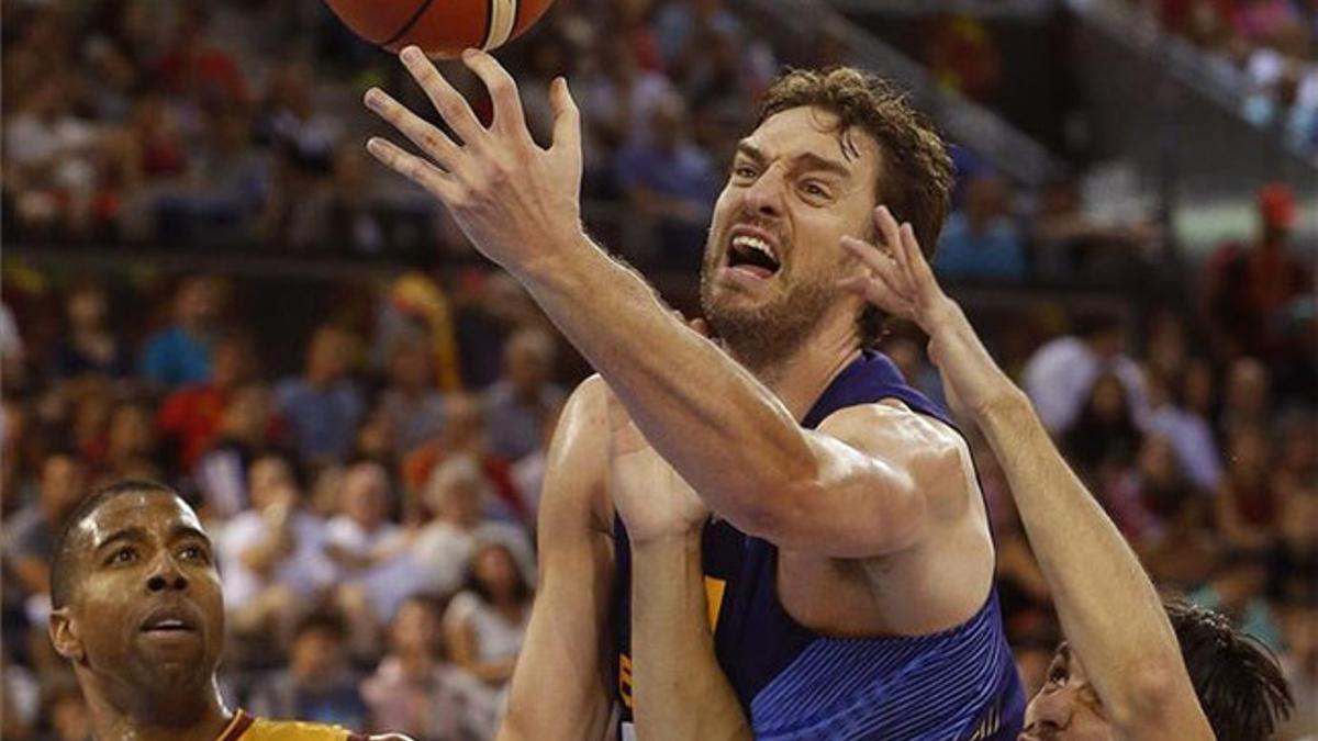 Pau Gasol es el líder indiscutible de la selección española