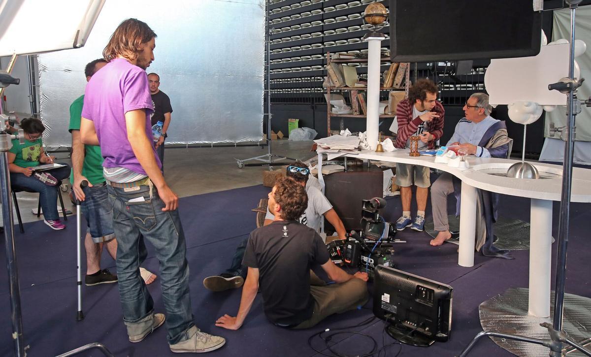 Rodando un corto en el Ifevi en 2014
