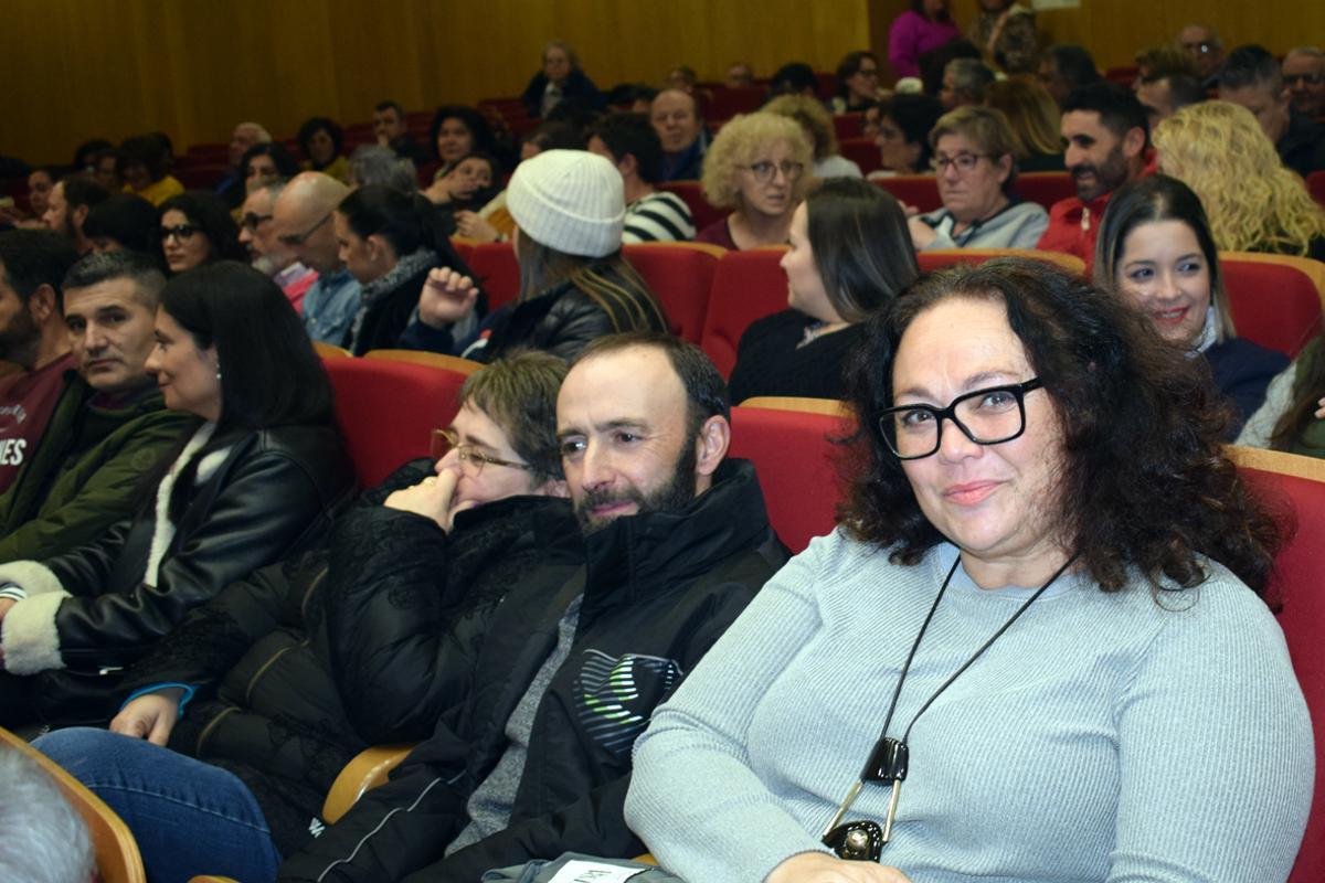 El Auditorio de Valga, durante la actuación.