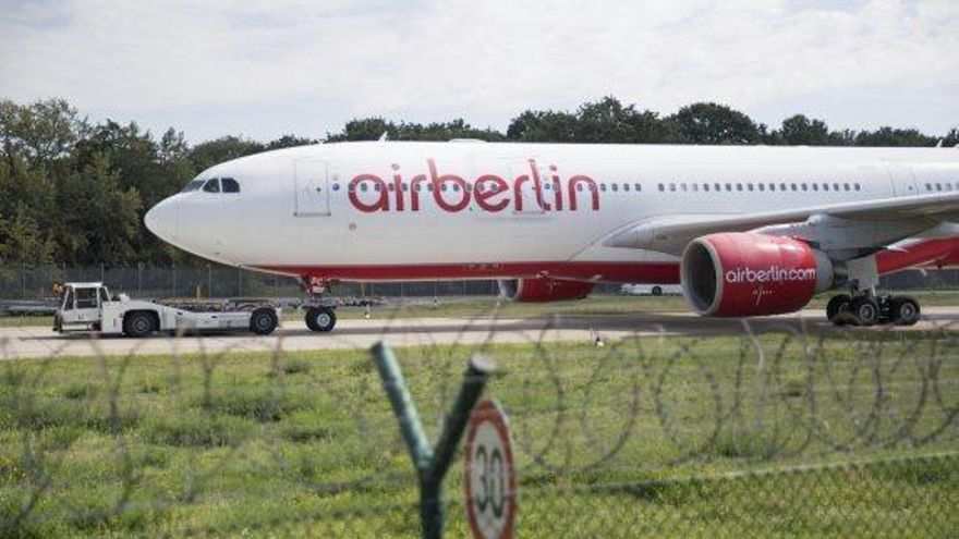 Un dels avions de la flota d&#039;Air Berlin