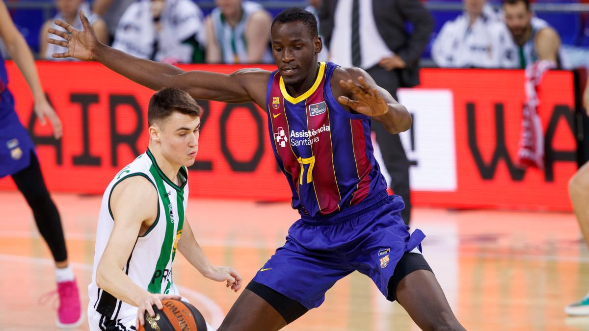 Badji tendrá minutos en el Força Lleida para rodarse de cara a jugar en el Barça en el futuro