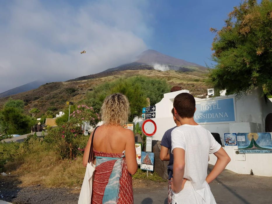 Erupció del volcà Stromboli