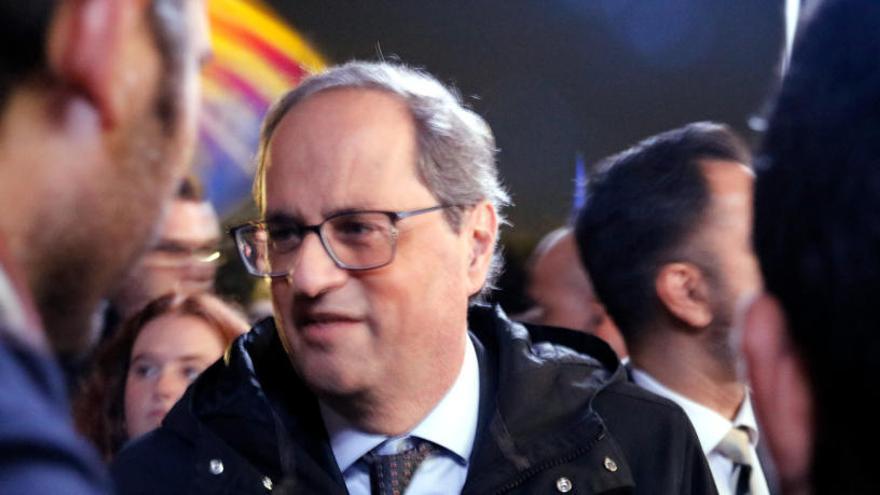 Torra, davant la presó de Lledoners