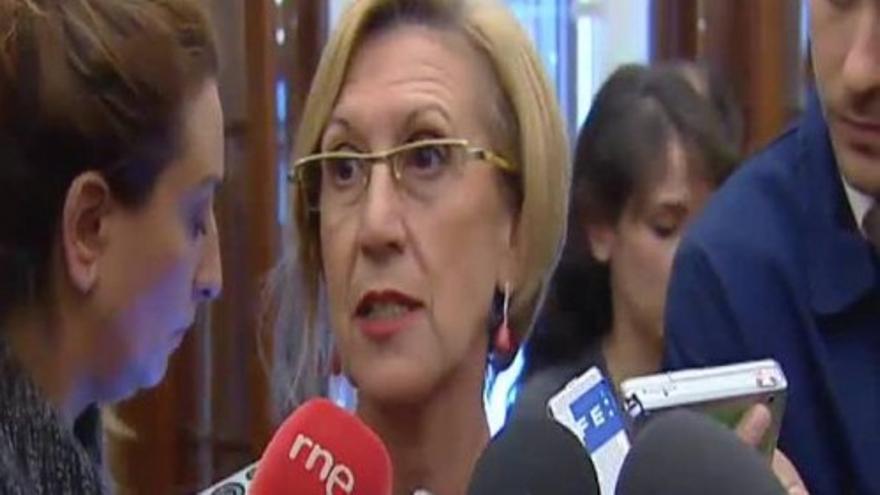 Rosa Díez: "El fiscal se va con graves acusaciones"