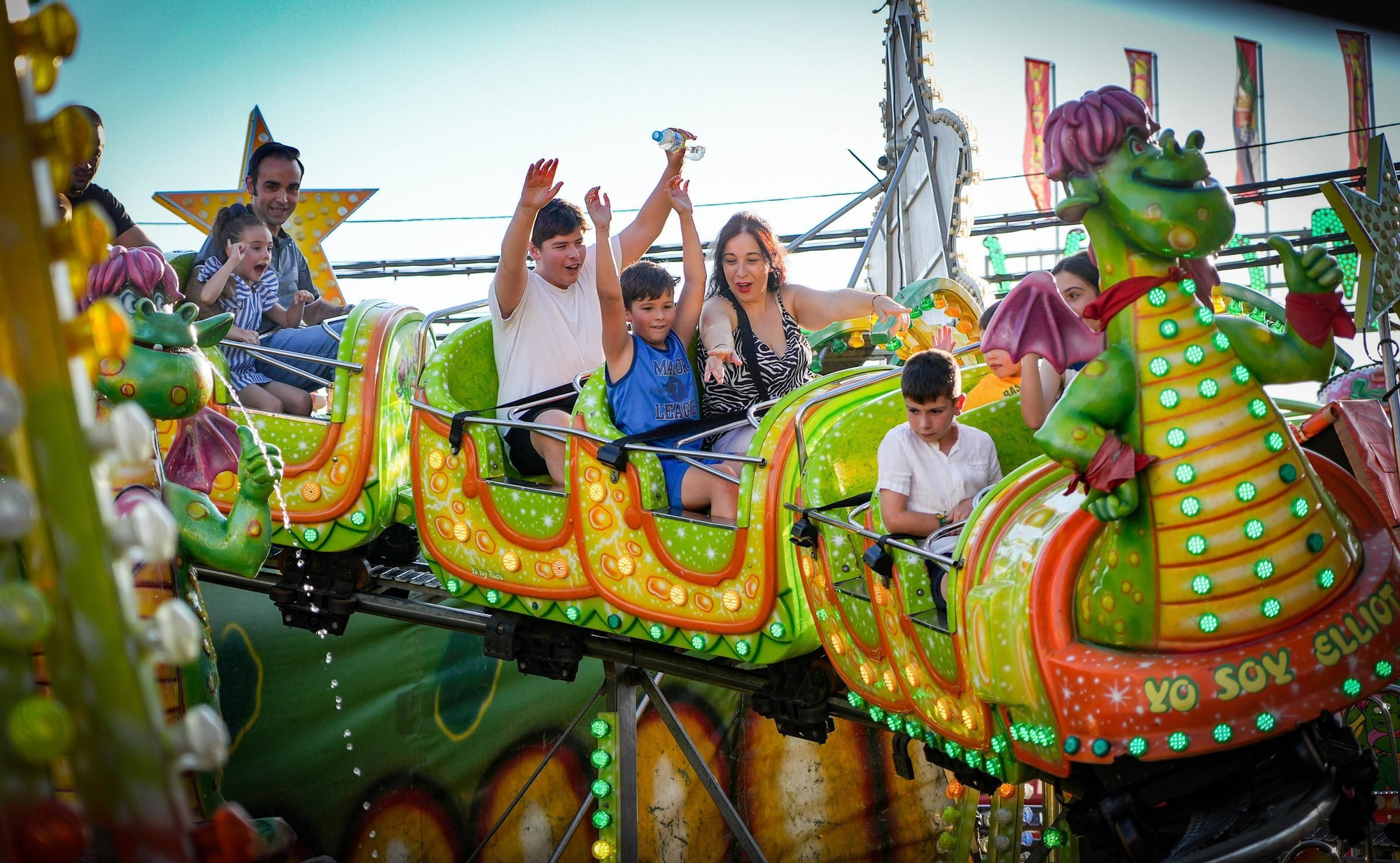 Fotogalería | Los niños conquistan la feria de Badajoz en su día