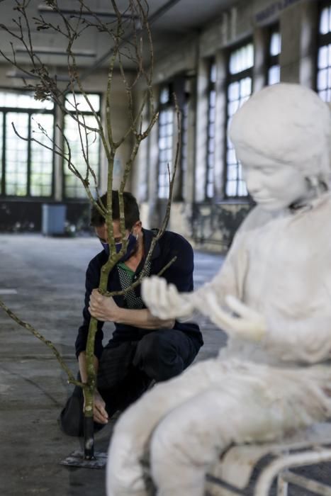 Preparativos Premios Princesa en la Fábrica de armas de La Vega