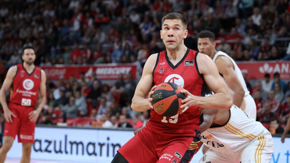 Sulejmanovic, durante el partido de este domingo.