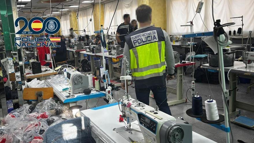 s por 60 horas semanales: Desmantelan un taller clandestino en Valencia que explotaba a inmigrantes irregulares