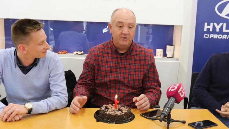 Mandiola celebra su primer aniversario en el Atlético Baleares