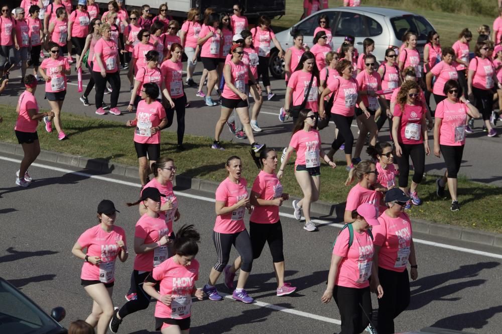 Carrera de la mujer en la zona este de Gijón.