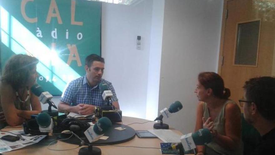 El estudio de la emisora municipal Radio Calvià, en la localidad de Santa Ponça.