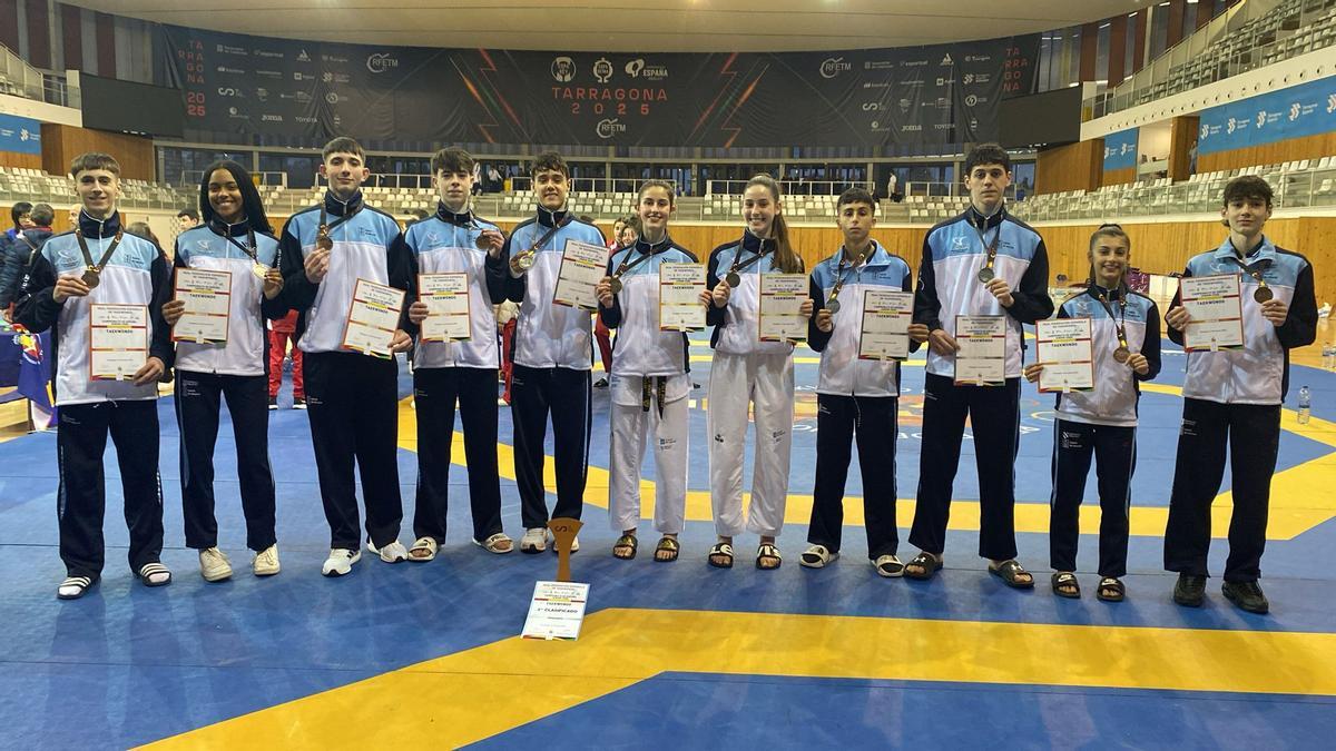 Medallistas taekwondo