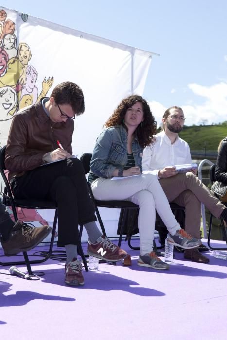 Acto de Podemos con Íñigo Errejón en La Felguera