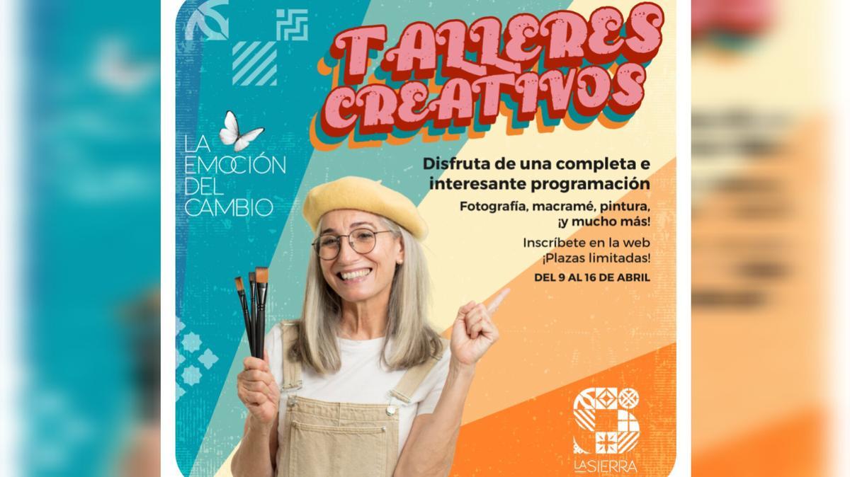 Cartel con la programación de las actividades del CC La Sierra de Córdoba.