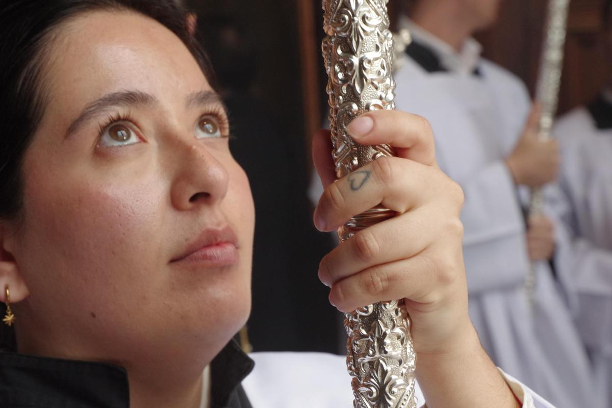 Procesión del Carmen Doloroso desde la parroquia del Corpus Christi