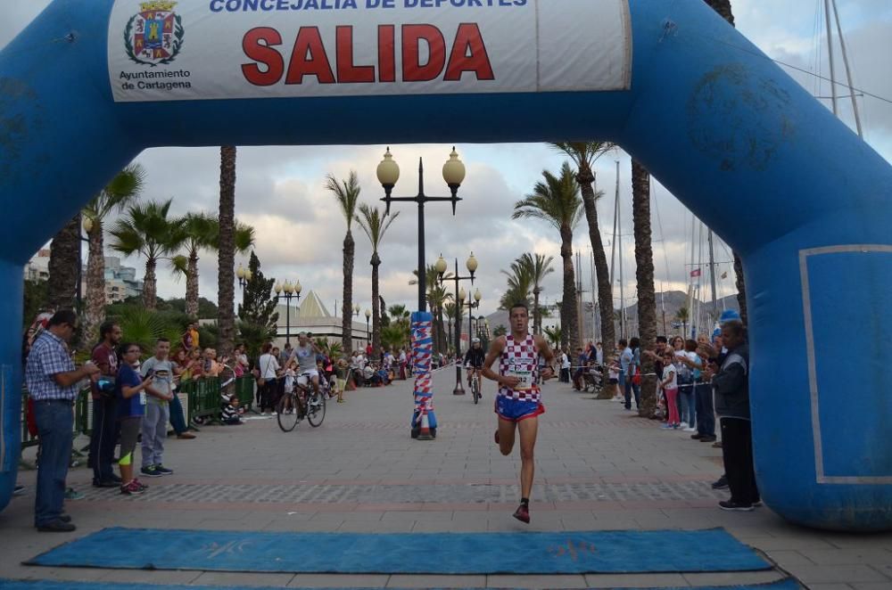 La Carrera Puerto de Cartagena encumbra a Franco y Del Solar