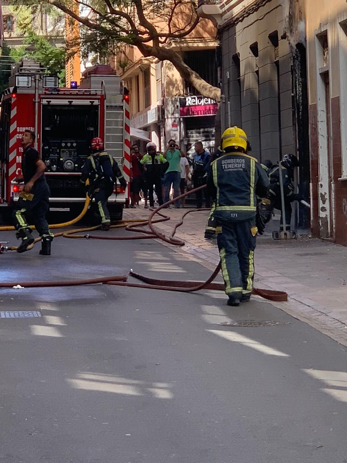 Incendio en la calle Primo de Rivera