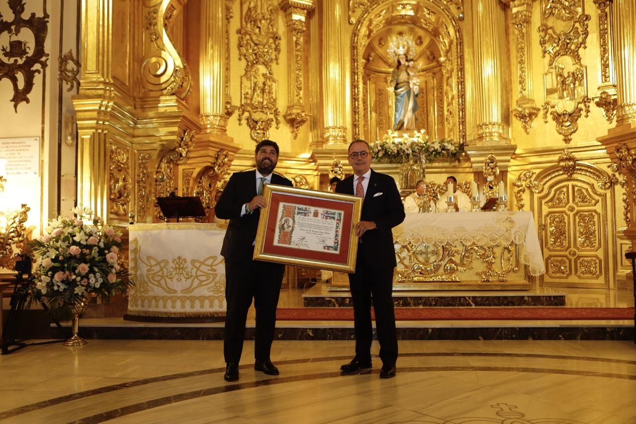 Así ha sido el nombramiento de Fernando López Miras como Mayordomo de Honor del Paso Blanco de Lorca